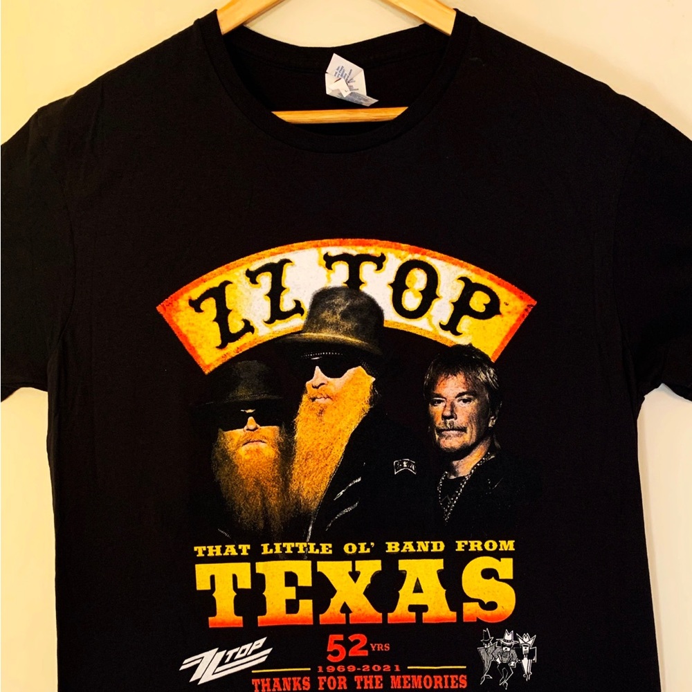 IN MEMORY OF DUSTY HILL ZZ TOP T-SHIRT - Picture 1 of 2